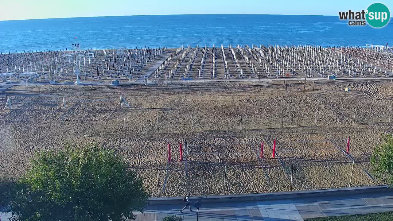 Webcam en direct plage de Bibione – vue depuis Ashanti ApartHotel