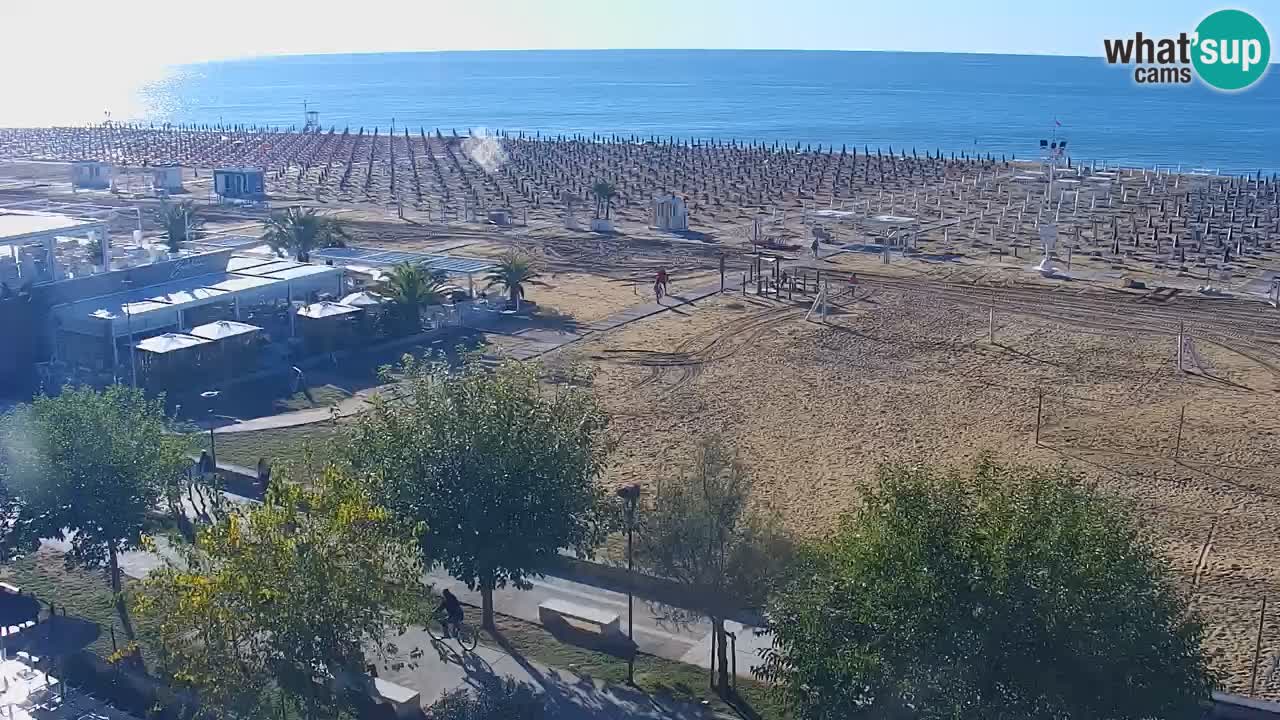 Webcam en vivo playa Bibione – vista desde Ashanti ApartHotel