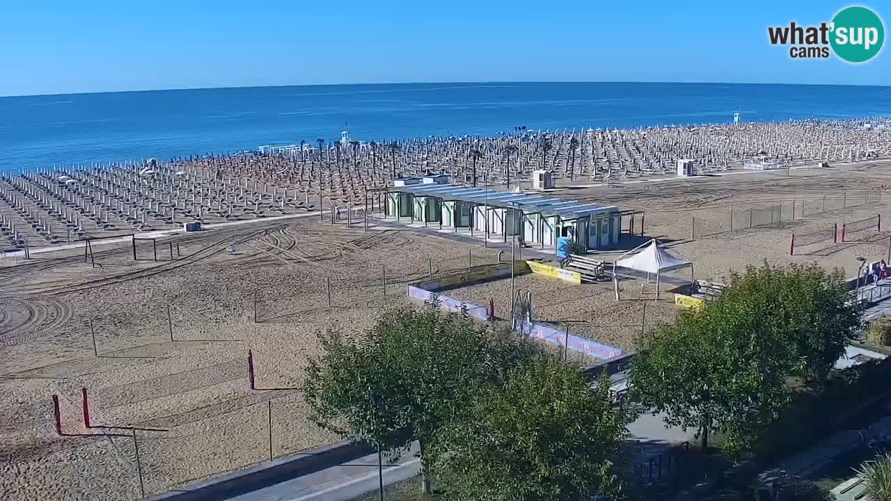 Web kamera Bibione plaža – pogled sa Ashanti ApartHotela