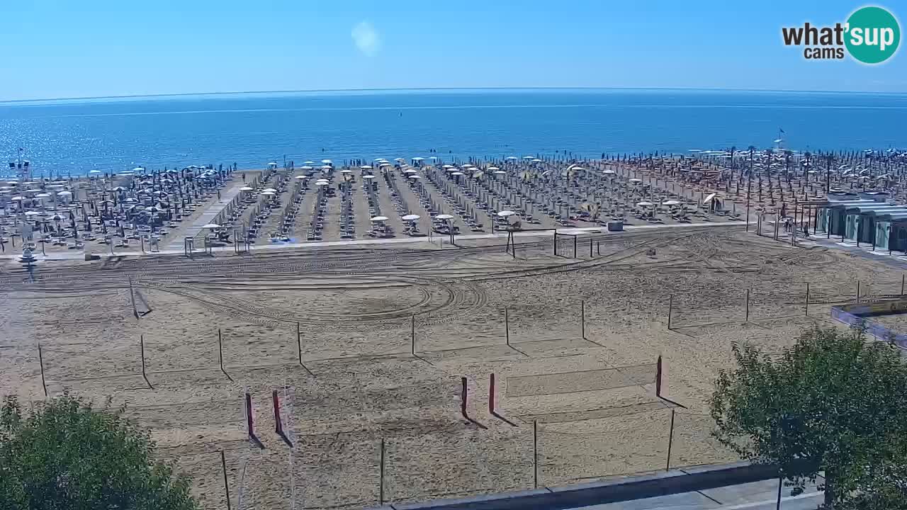 Webcam en direct plage de Bibione – vue depuis Ashanti ApartHotel