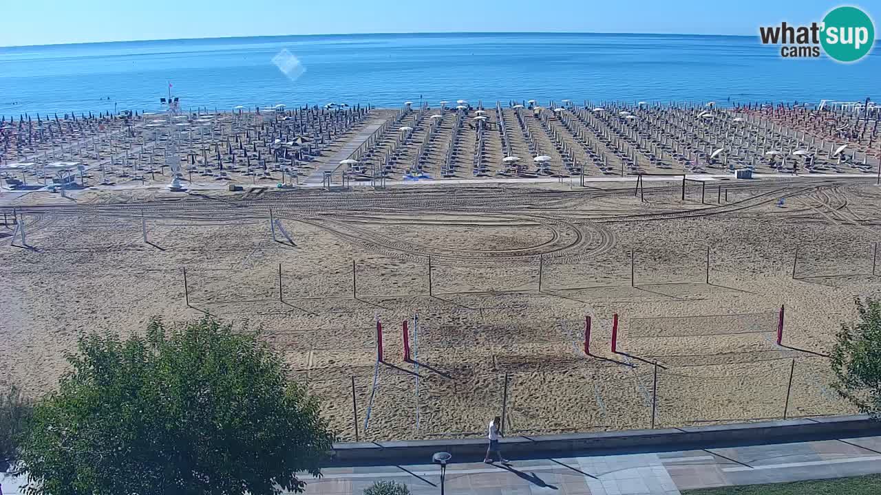 Webcam en direct plage de Bibione – vue depuis Ashanti ApartHotel