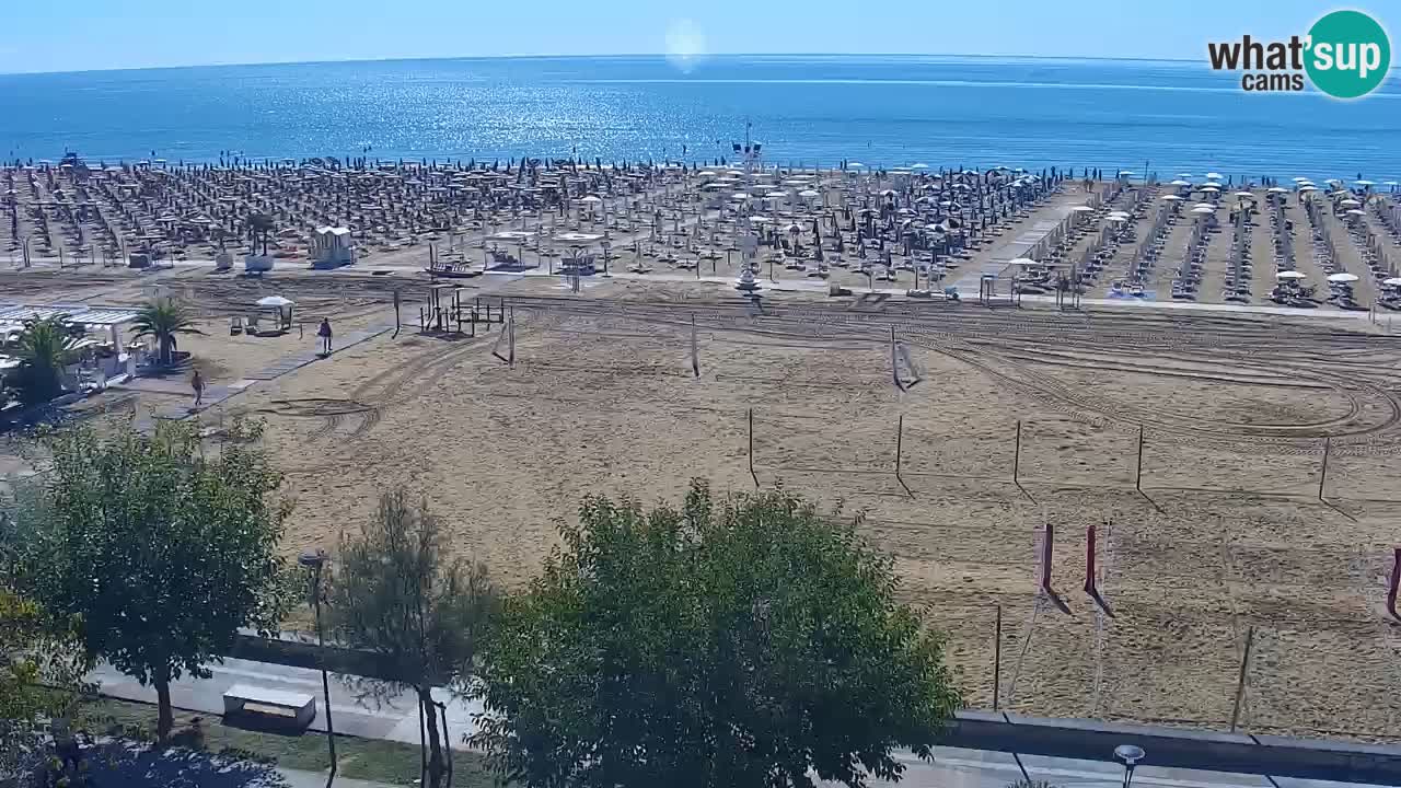 Web kamera Bibione plaža – pogled sa Ashanti ApartHotela