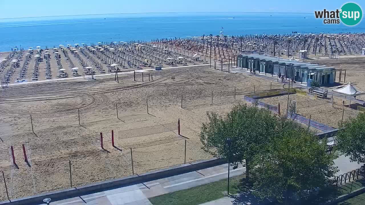 Web kamera Bibione plaža – pogled sa Ashanti ApartHotela