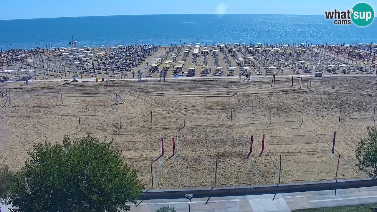 Webcam en vivo playa Bibione – vista desde Ashanti ApartHotel