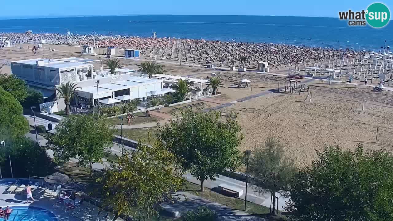 Live Webcam Bibione spiaggia – vista dall’Ashanti ApartHotel