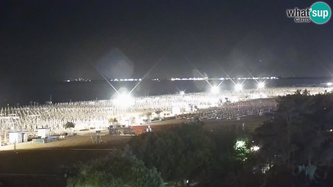 Webcam en vivo playa Bibione – vista desde Ashanti ApartHotel