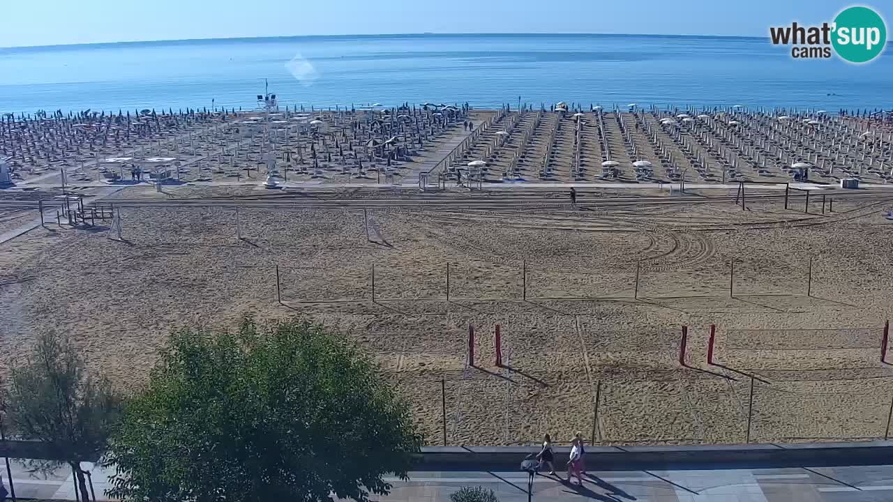 Web kamera Bibione plaža – pogled sa Ashanti ApartHotela