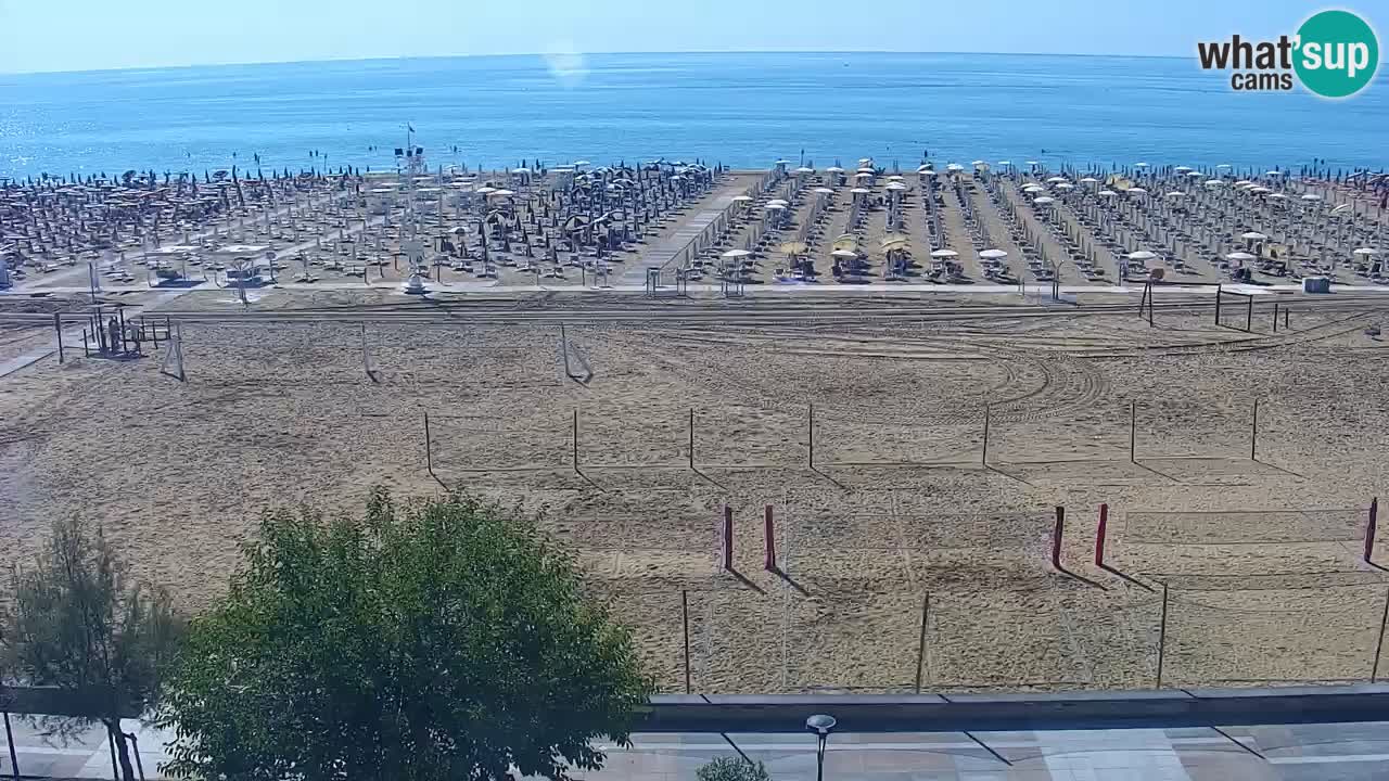 Web kamera Bibione plaža – pogled sa Ashanti ApartHotela