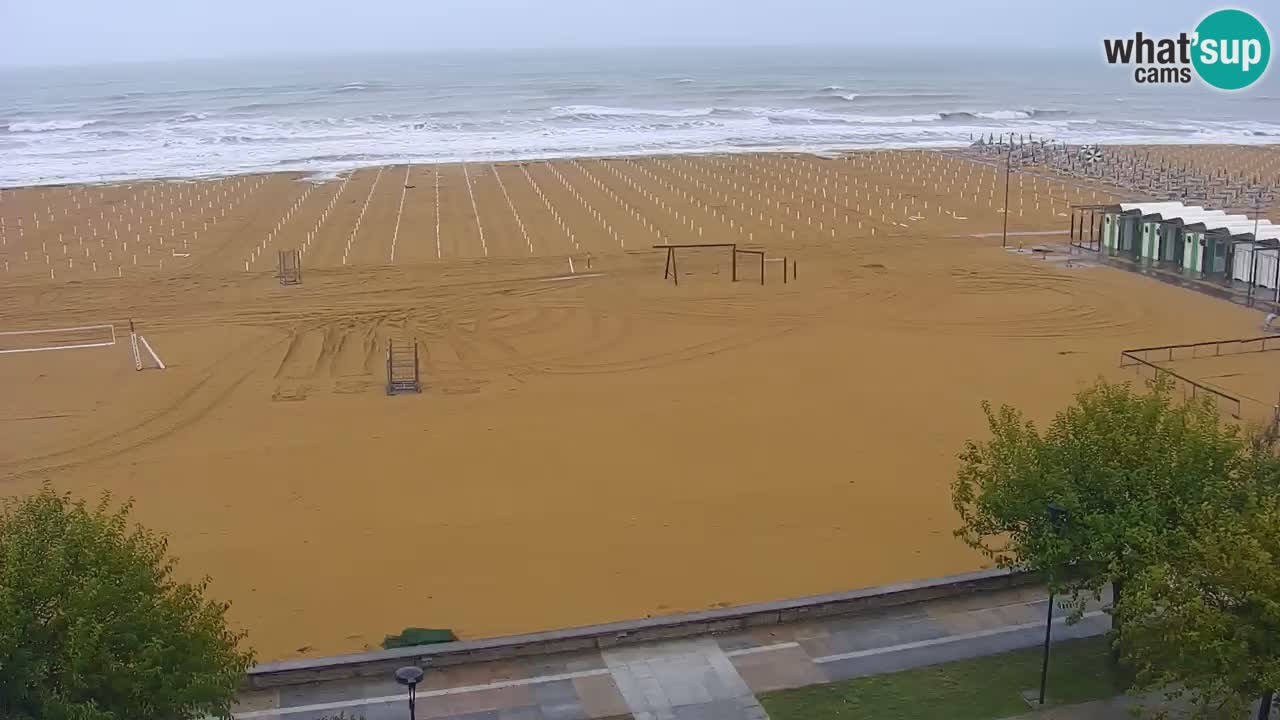 Webcam en direct plage de Bibione – vue depuis Ashanti ApartHotel