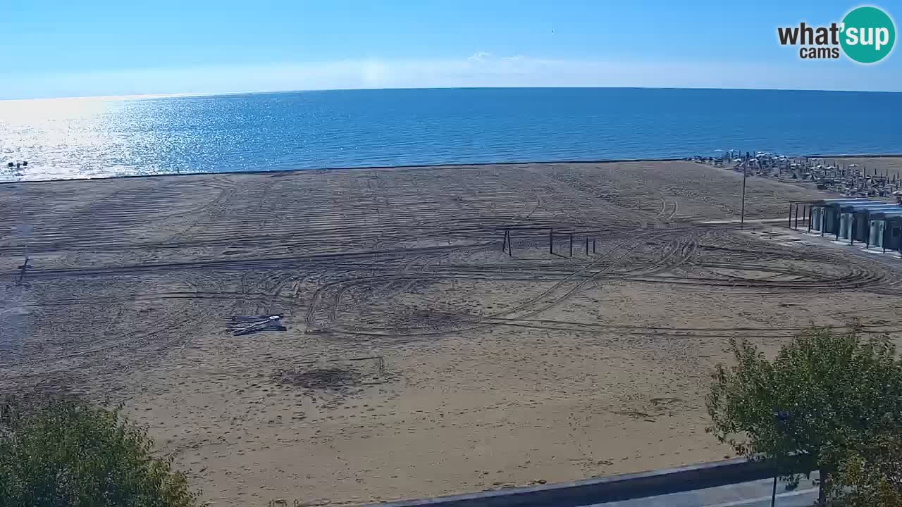 Webcam en direct plage de Bibione – vue depuis Ashanti ApartHotel