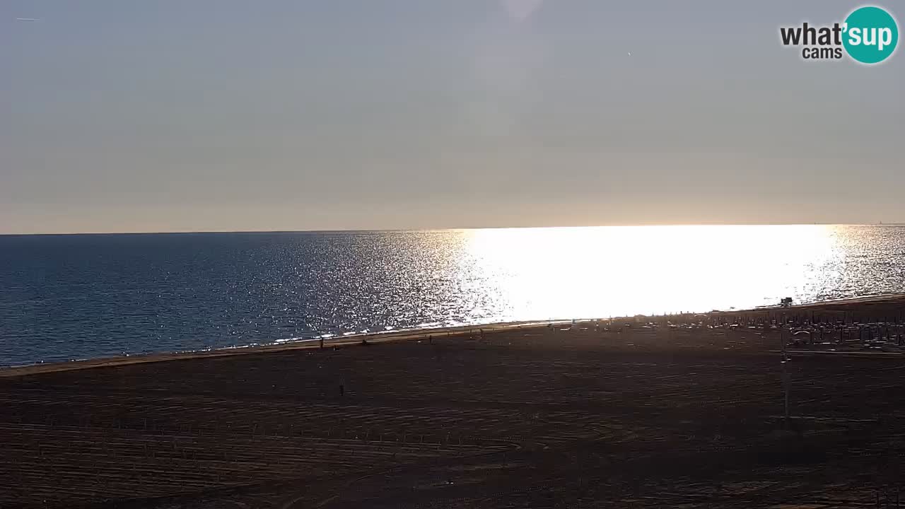 Webcam en vivo playa Bibione – vista desde Ashanti ApartHotel