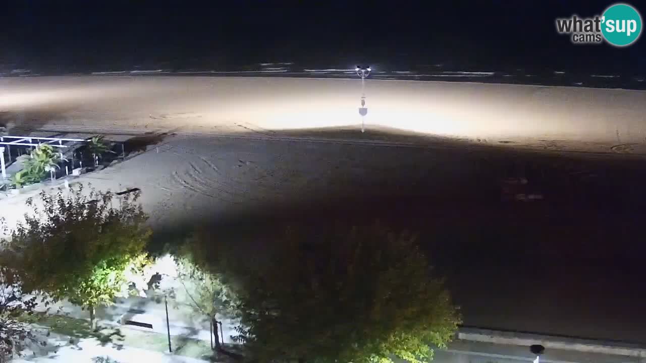 Webcam en vivo playa Bibione – vista desde Ashanti ApartHotel