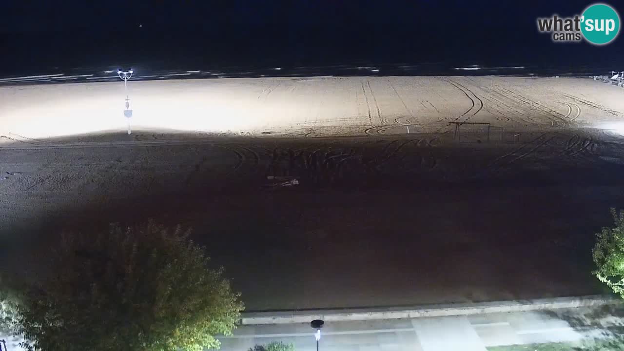 Web kamera Bibione plaža – pogled sa Ashanti ApartHotela
