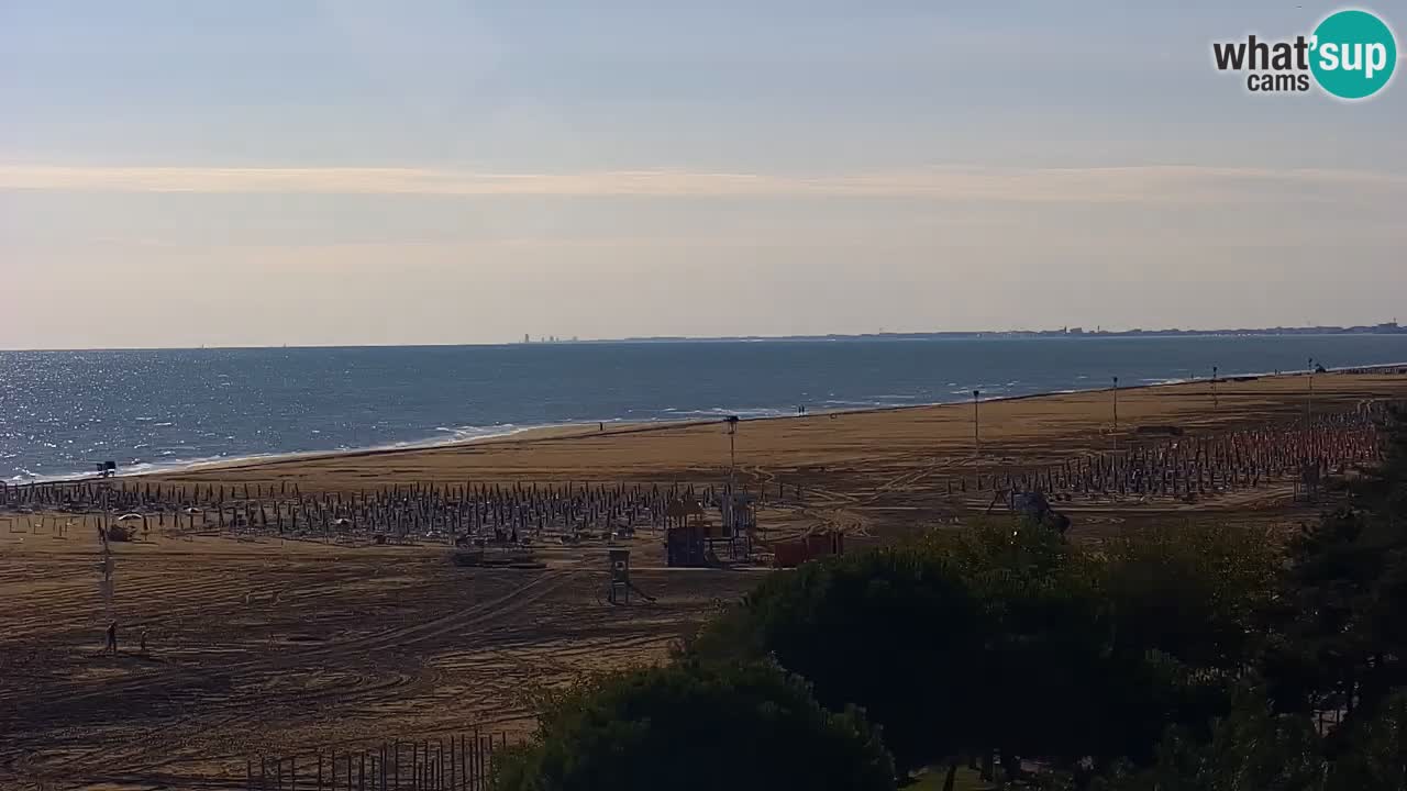Webcam en vivo playa Bibione – vista desde Ashanti ApartHotel