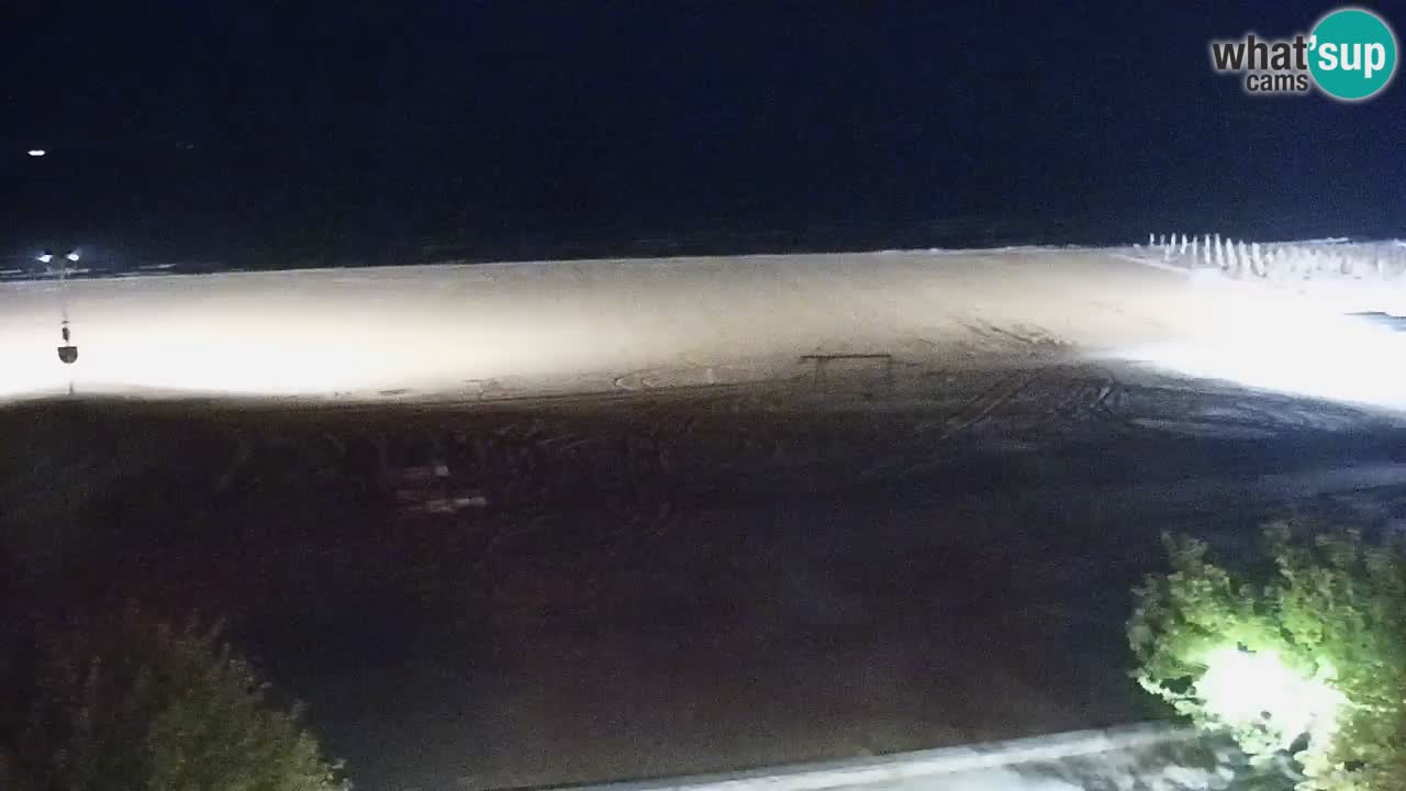Web kamera Bibione plaža – pogled sa Ashanti ApartHotela