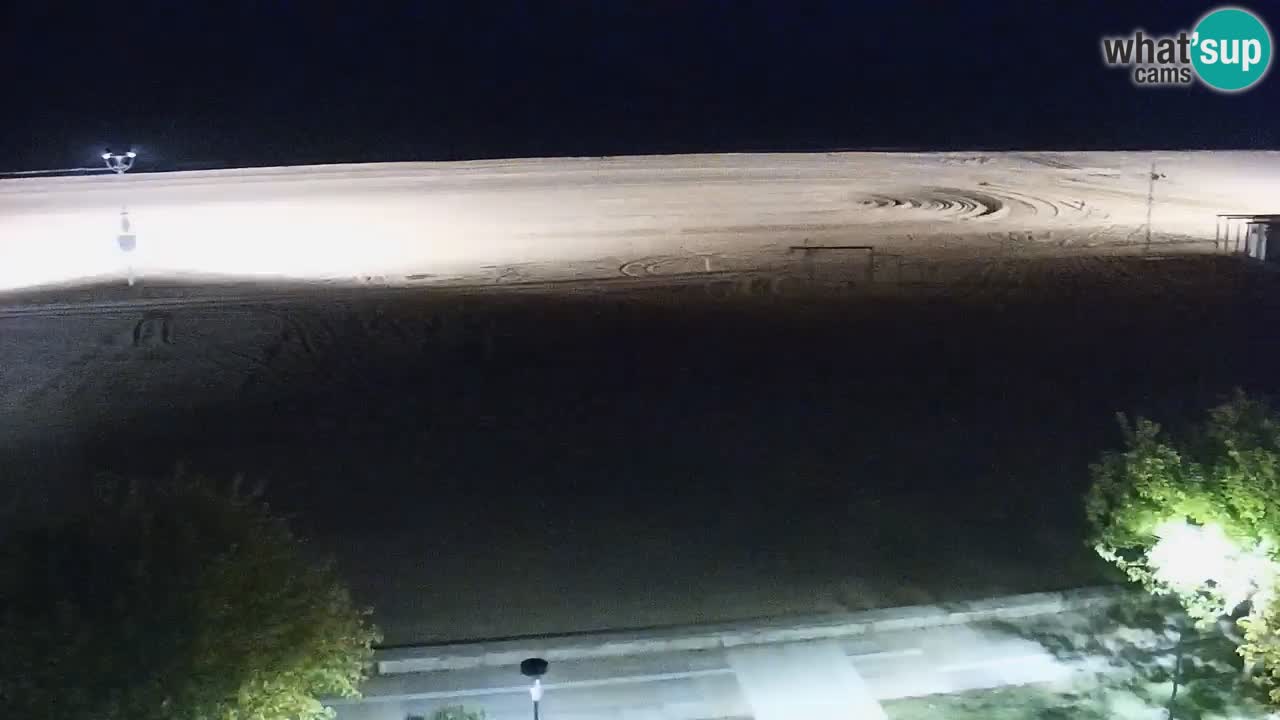 Webcam en direct plage de Bibione – vue depuis Ashanti ApartHotel