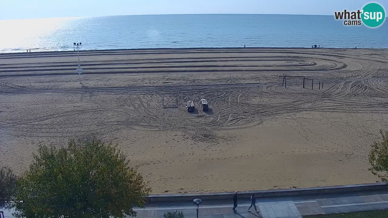 Webcam en direct plage de Bibione – vue depuis Ashanti ApartHotel