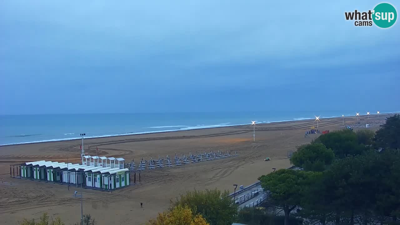 Webcam en direct plage de Bibione – vue depuis Ashanti ApartHotel