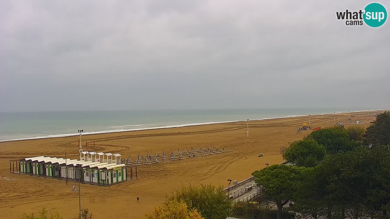 Webcam en vivo playa Bibione – vista desde Ashanti ApartHotel