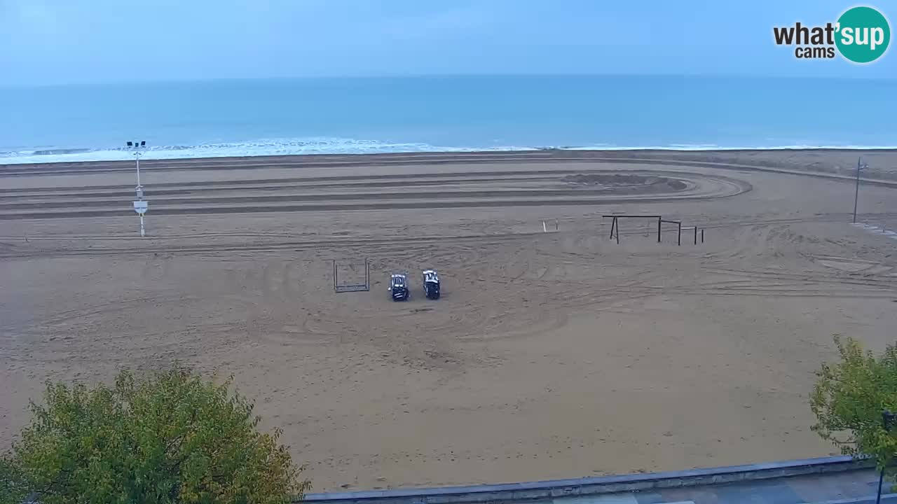 Webcam en vivo playa Bibione – vista desde Ashanti ApartHotel