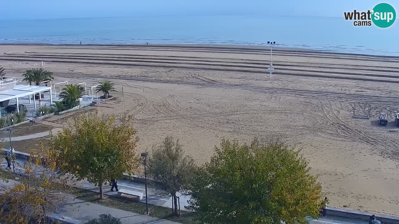 Spletna kamera Bibione plaža – pogled iz Ashanti ApartHotela