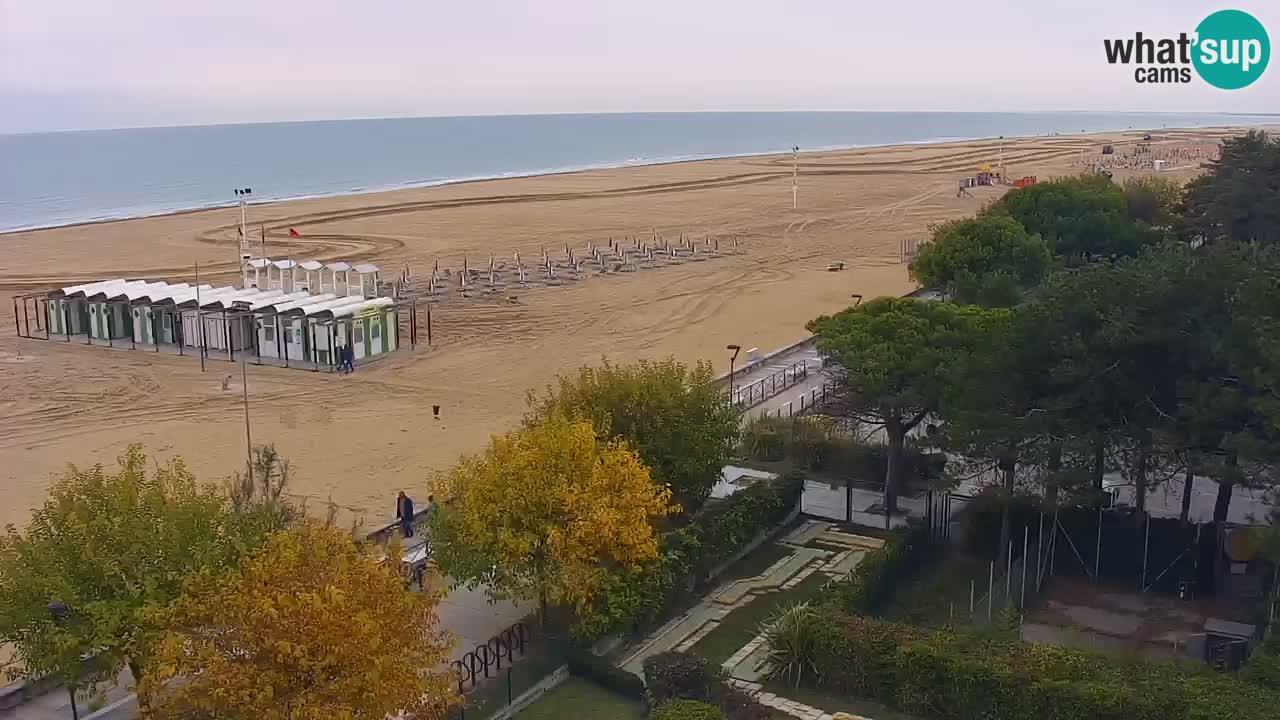 Web kamera Bibione plaža – pogled sa Ashanti ApartHotela