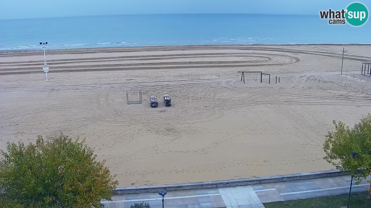 Web kamera Bibione plaža – pogled sa Ashanti ApartHotela