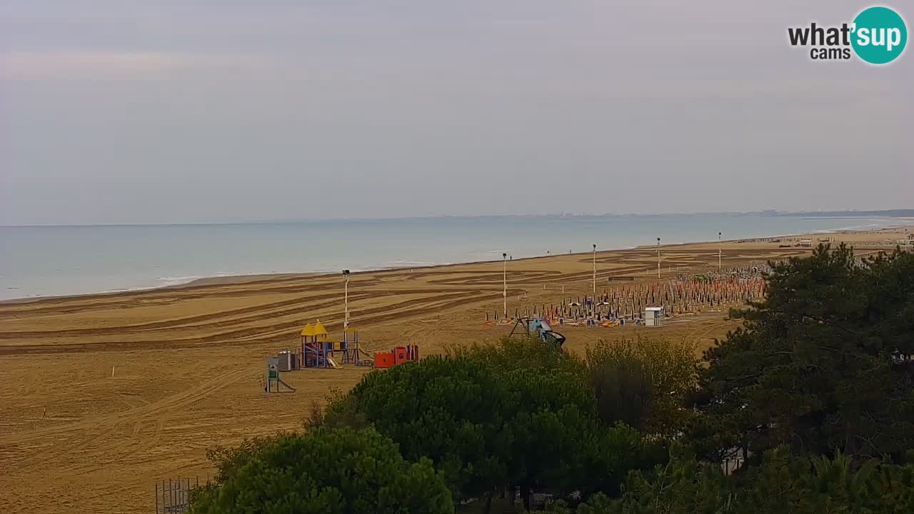 Webcam en vivo playa Bibione – vista desde Ashanti ApartHotel