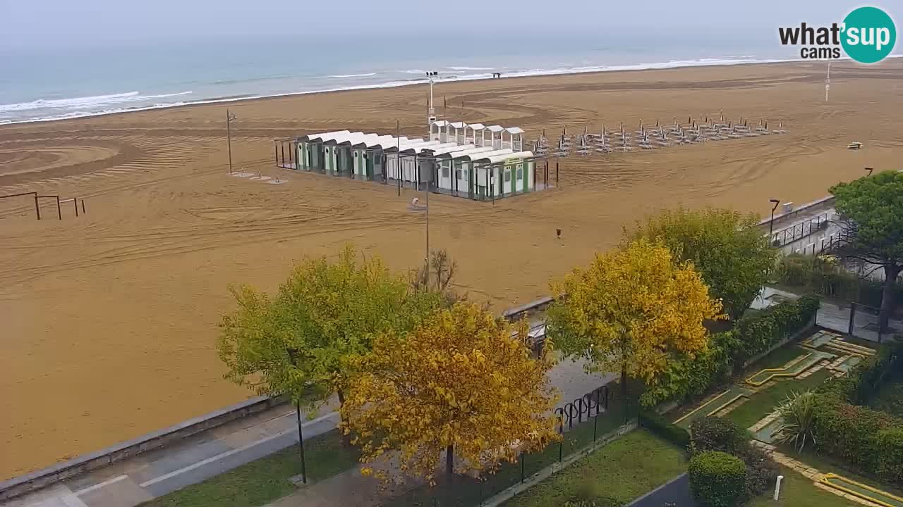 Webcam en direct plage de Bibione – vue depuis Ashanti ApartHotel