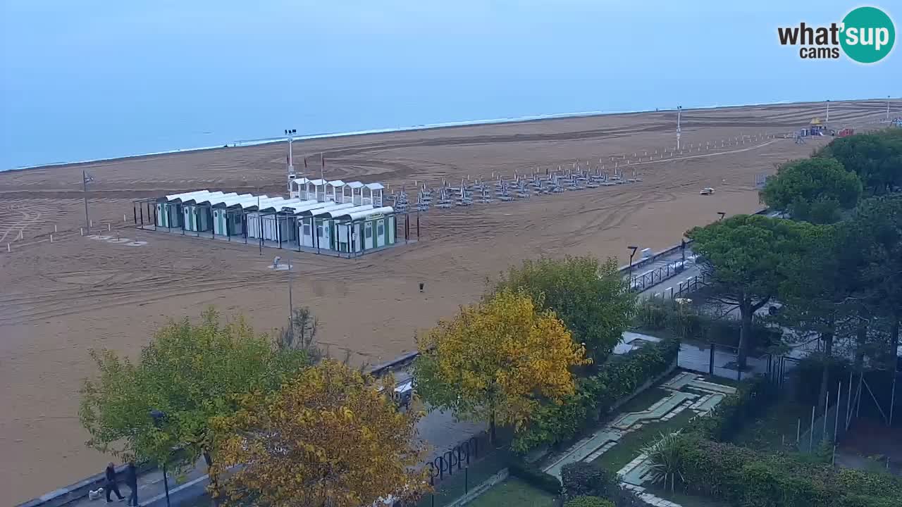 Webcam en direct plage de Bibione – vue depuis Ashanti ApartHotel