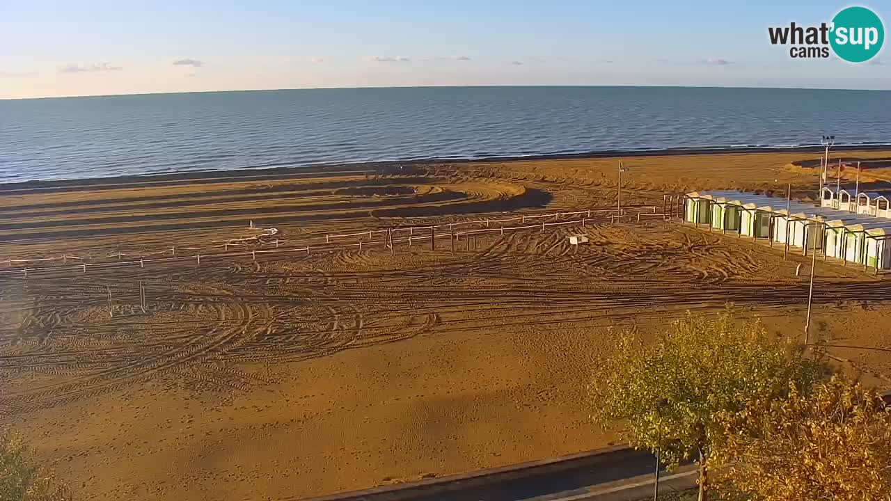 Webcam en direct plage de Bibione – vue depuis Ashanti ApartHotel