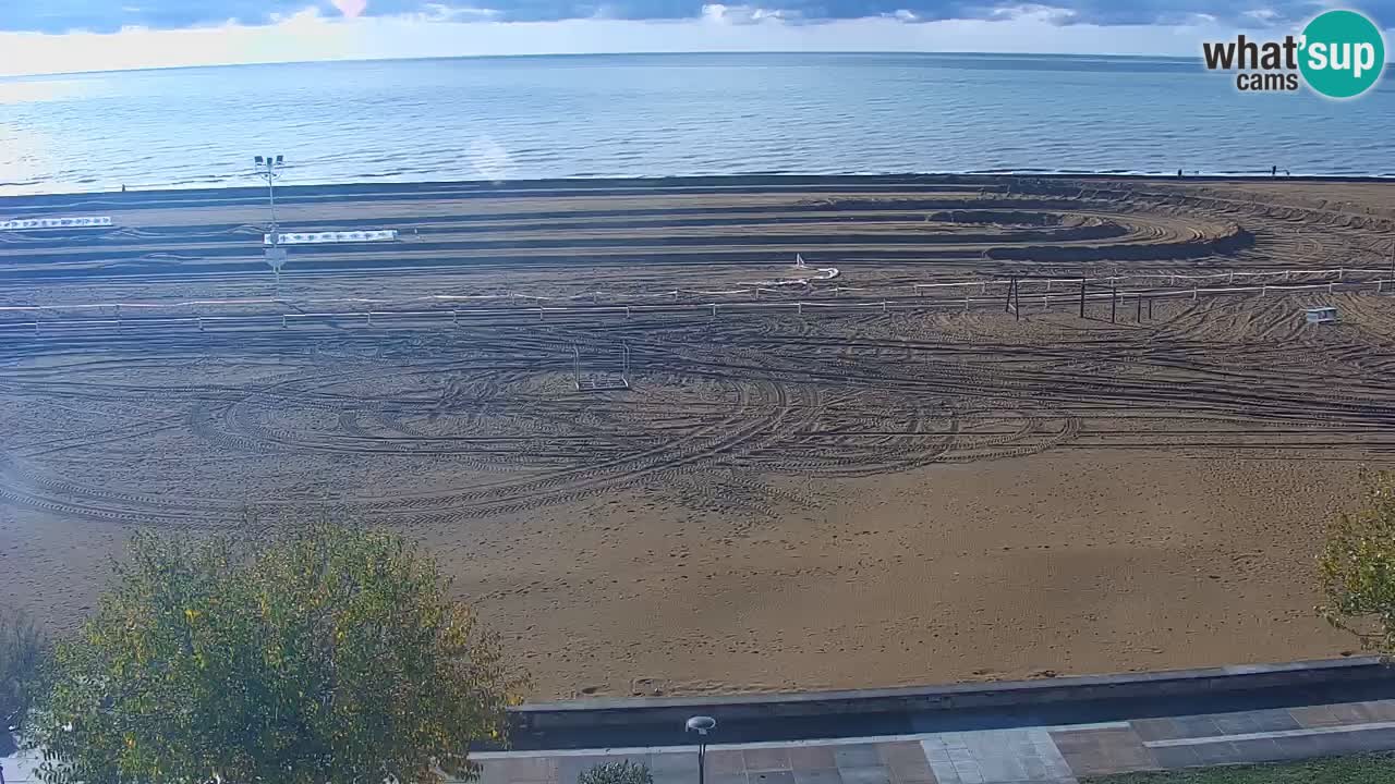 Webcam en direct plage de Bibione – vue depuis Ashanti ApartHotel