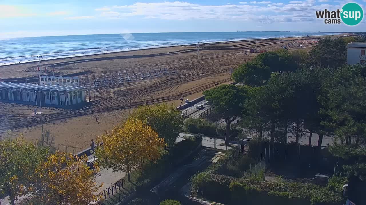 Web kamera Bibione plaža – pogled sa Ashanti ApartHotela