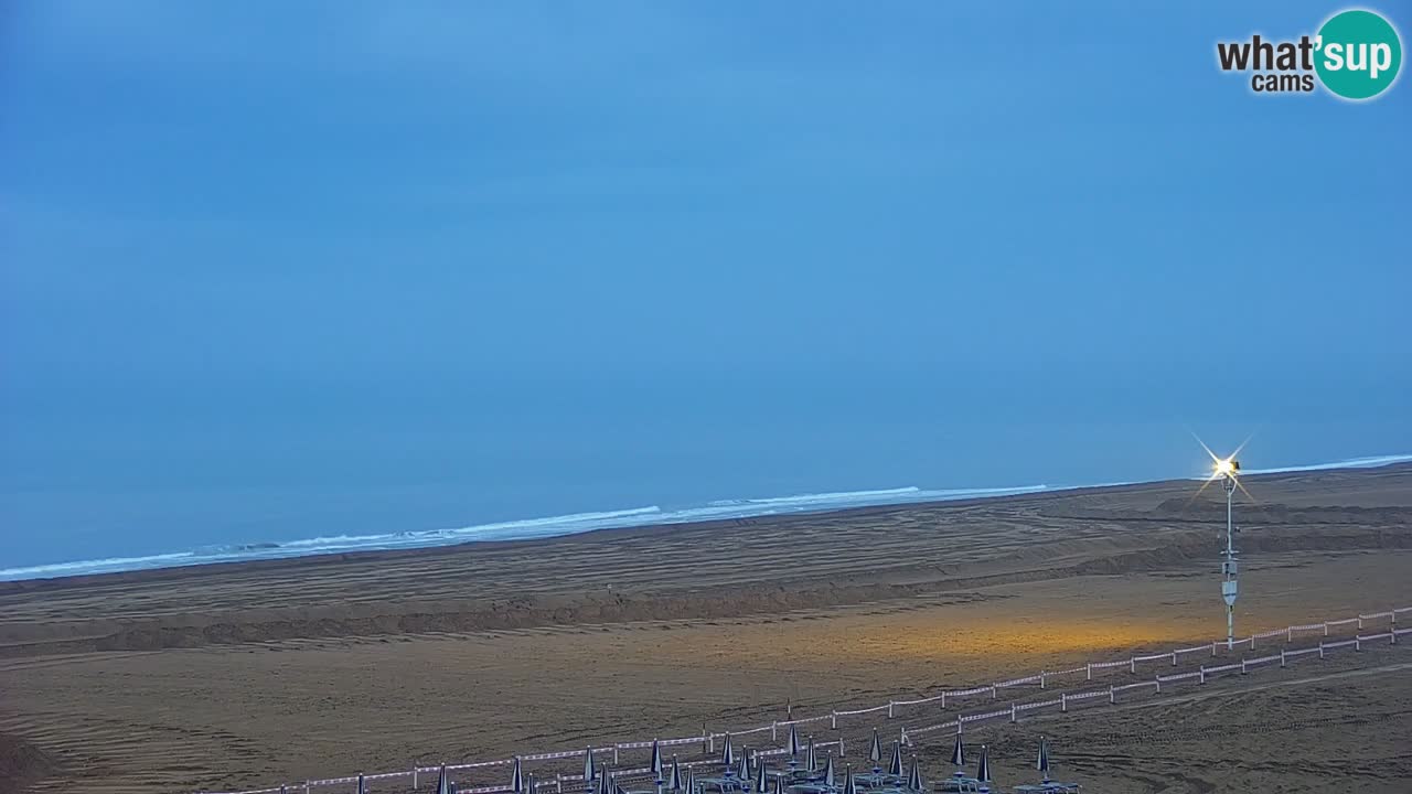 Webcam en direct plage de Bibione – vue depuis Ashanti ApartHotel
