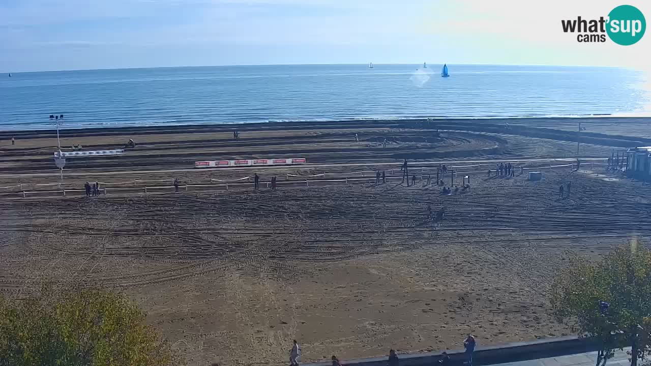 Web kamera Bibione plaža – pogled sa Ashanti ApartHotela