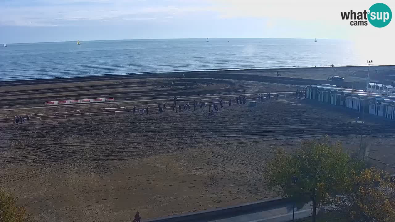 Web kamera Bibione plaža – pogled sa Ashanti ApartHotela