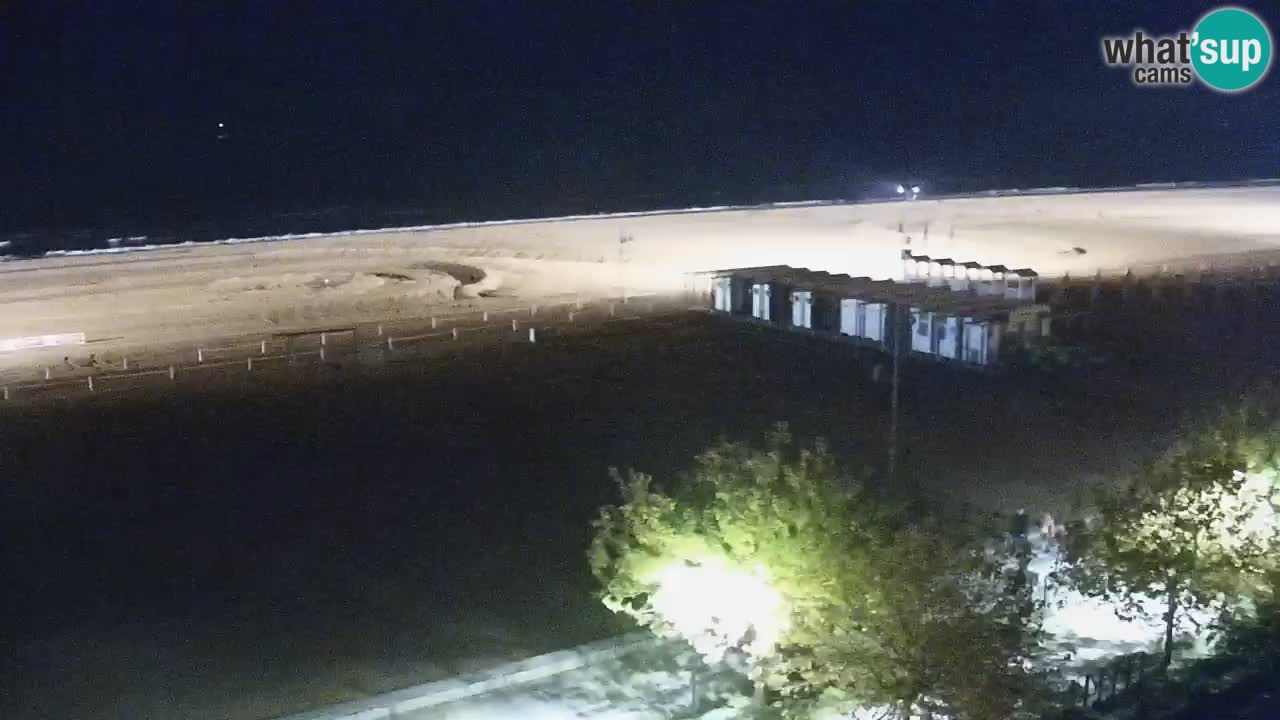 Web kamera Bibione plaža – pogled sa Ashanti ApartHotela