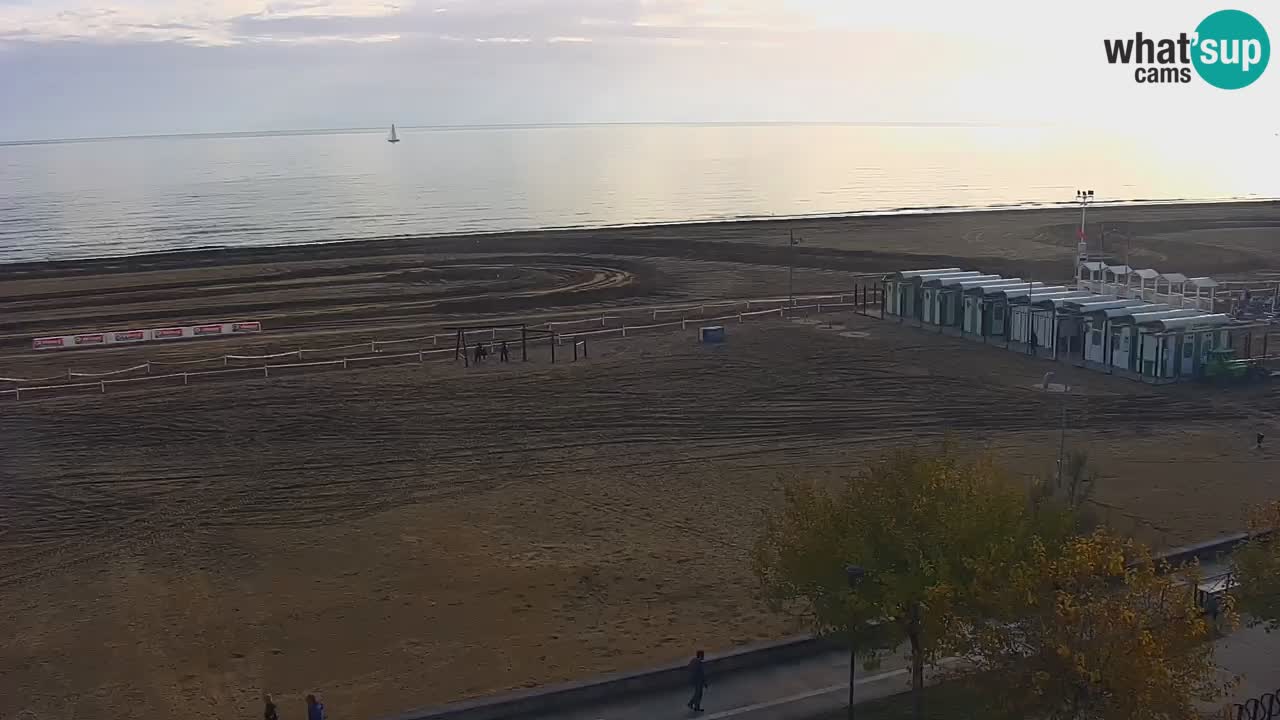 Web kamera Bibione plaža – pogled sa Ashanti ApartHotela