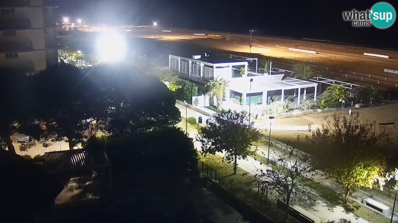 Webcam en vivo playa Bibione – vista desde Ashanti ApartHotel