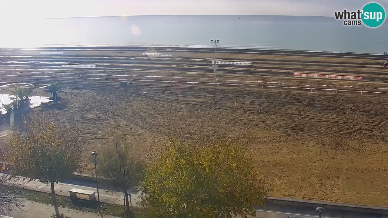 Web kamera Bibione plaža – pogled sa Ashanti ApartHotela