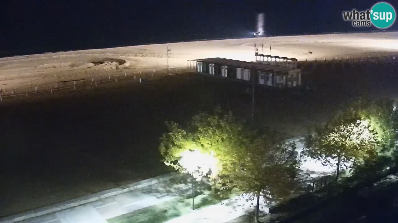 Web kamera Bibione plaža – pogled sa Ashanti ApartHotela