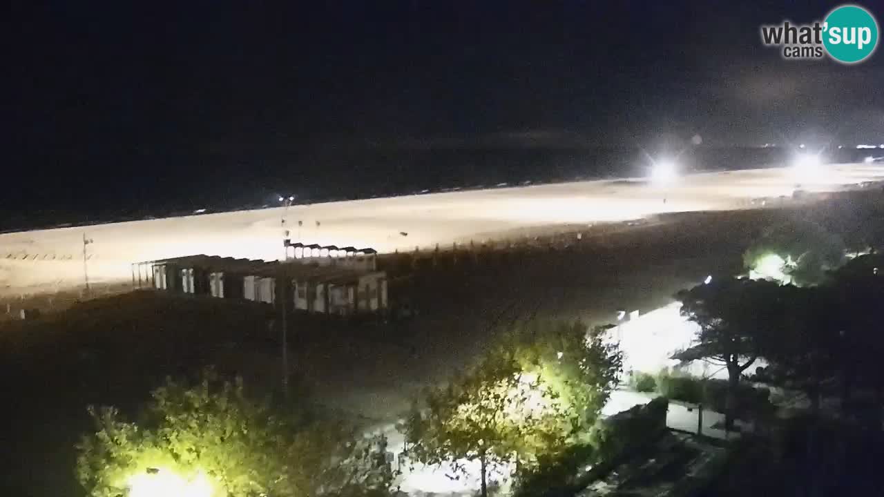 Webcam en direct plage de Bibione – vue depuis Ashanti ApartHotel