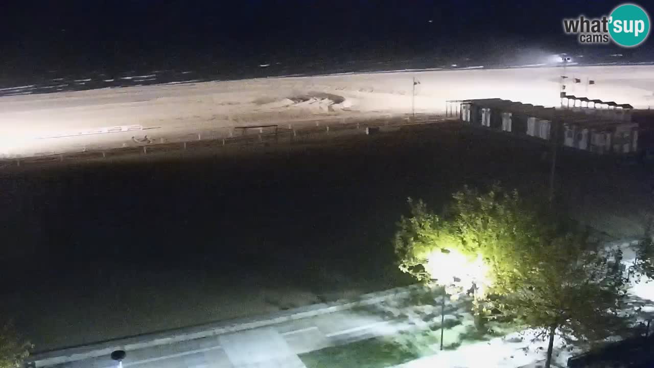 Webcam en direct plage de Bibione – vue depuis Ashanti ApartHotel