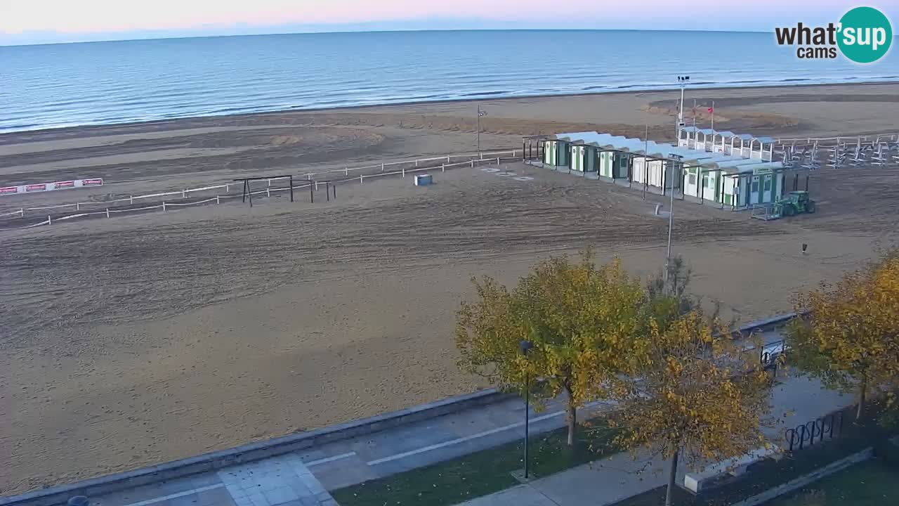 Webcam en direct plage de Bibione – vue depuis Ashanti ApartHotel