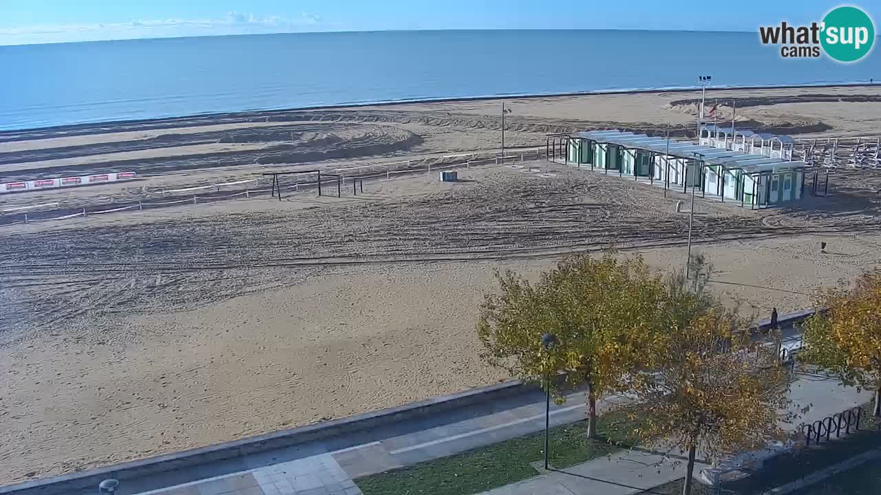 Webcam en direct plage de Bibione – vue depuis Ashanti ApartHotel
