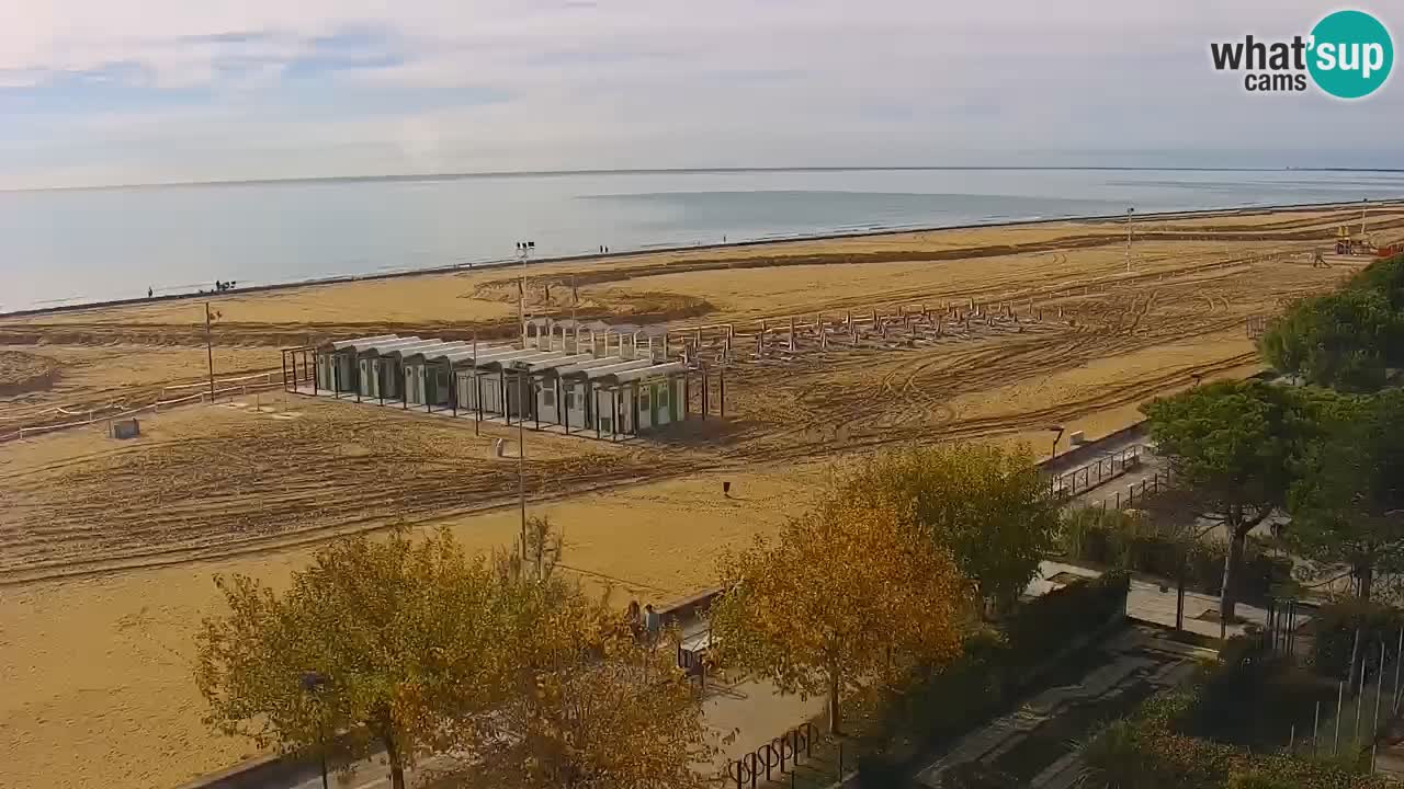 Web kamera Bibione plaža – pogled sa Ashanti ApartHotela