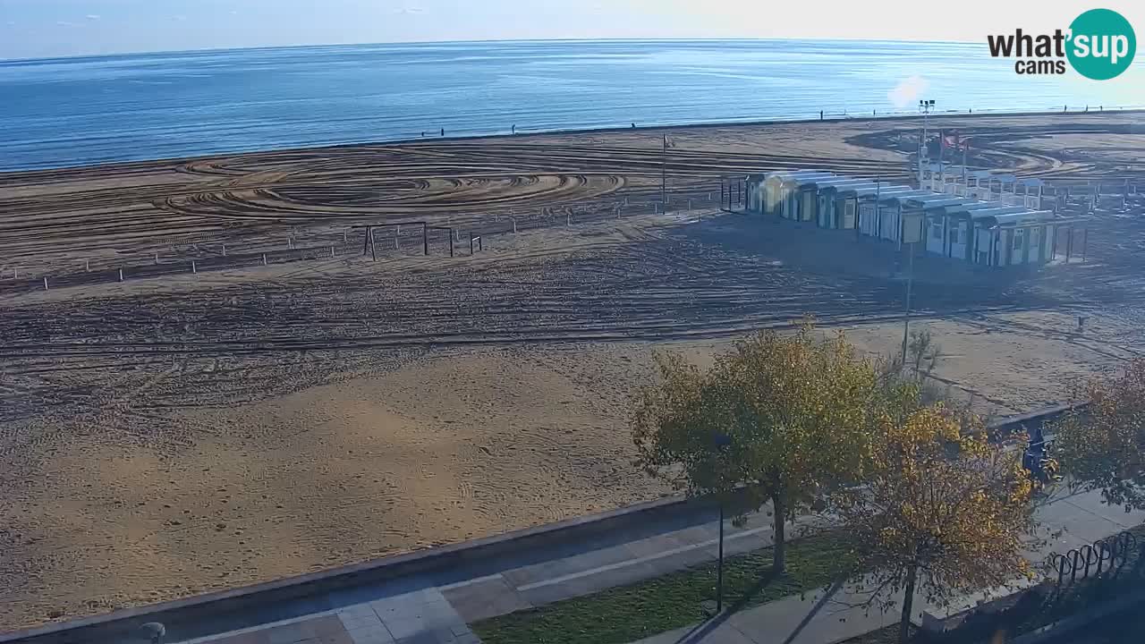 Webcam en direct plage de Bibione – vue depuis Ashanti ApartHotel