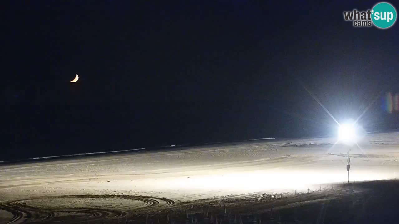 Webcam en direct plage de Bibione – vue depuis Ashanti ApartHotel