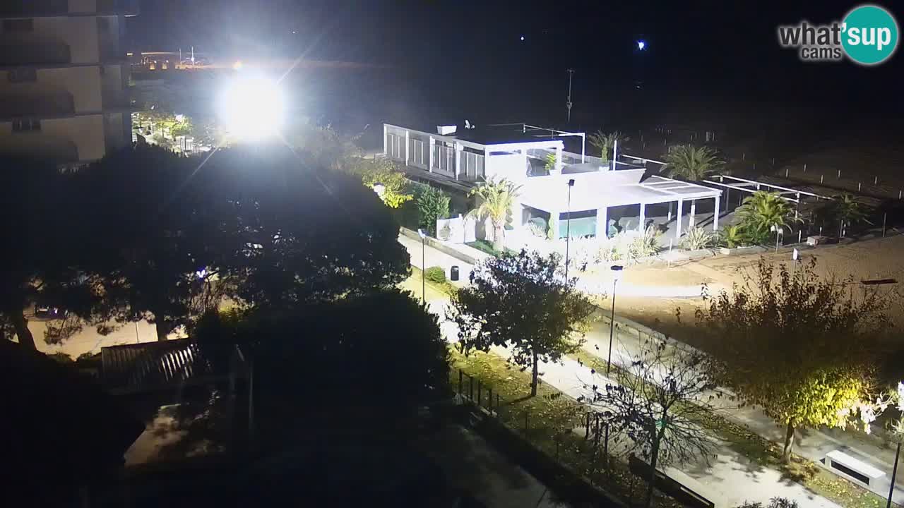 Web kamera Bibione plaža – pogled sa Ashanti ApartHotela