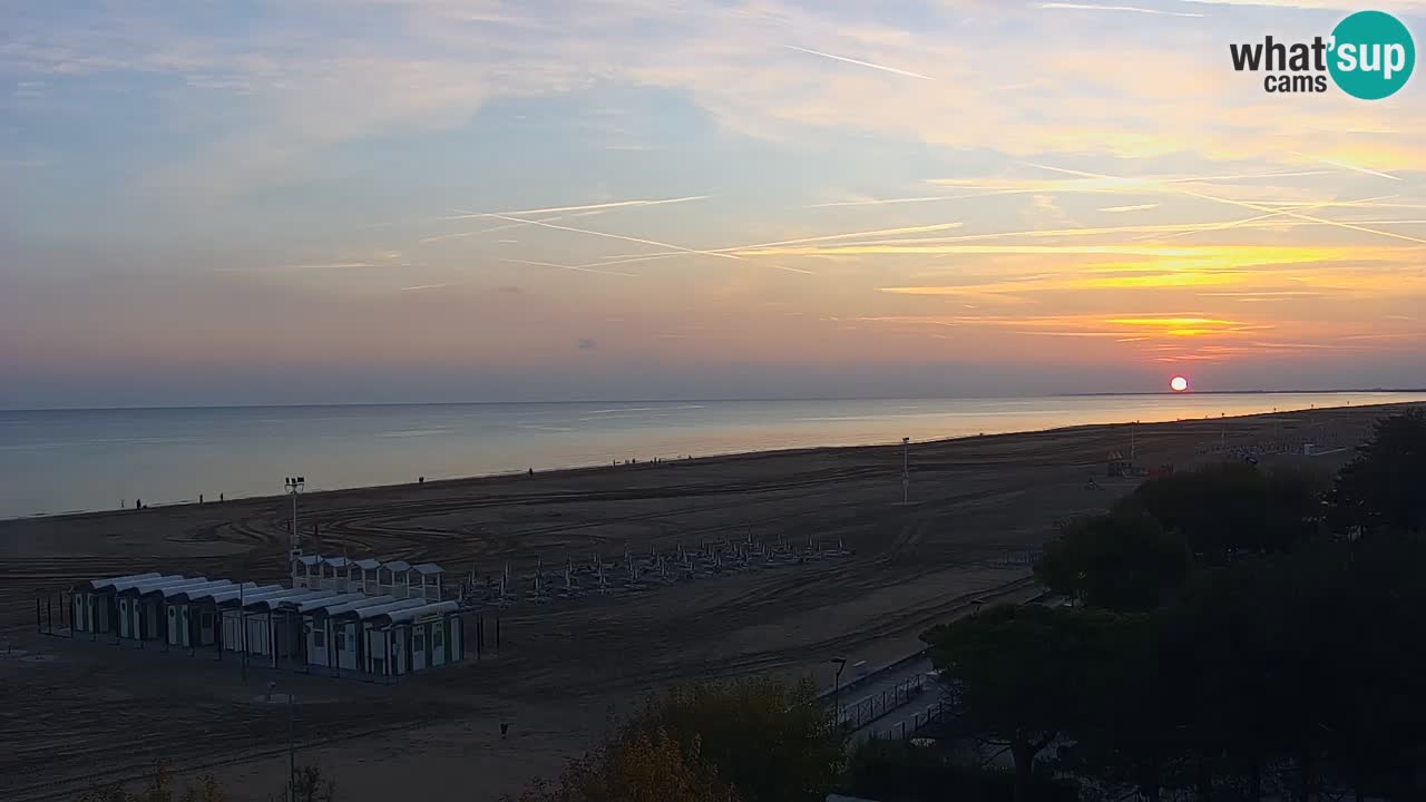 Web kamera Bibione plaža – pogled sa Ashanti ApartHotela